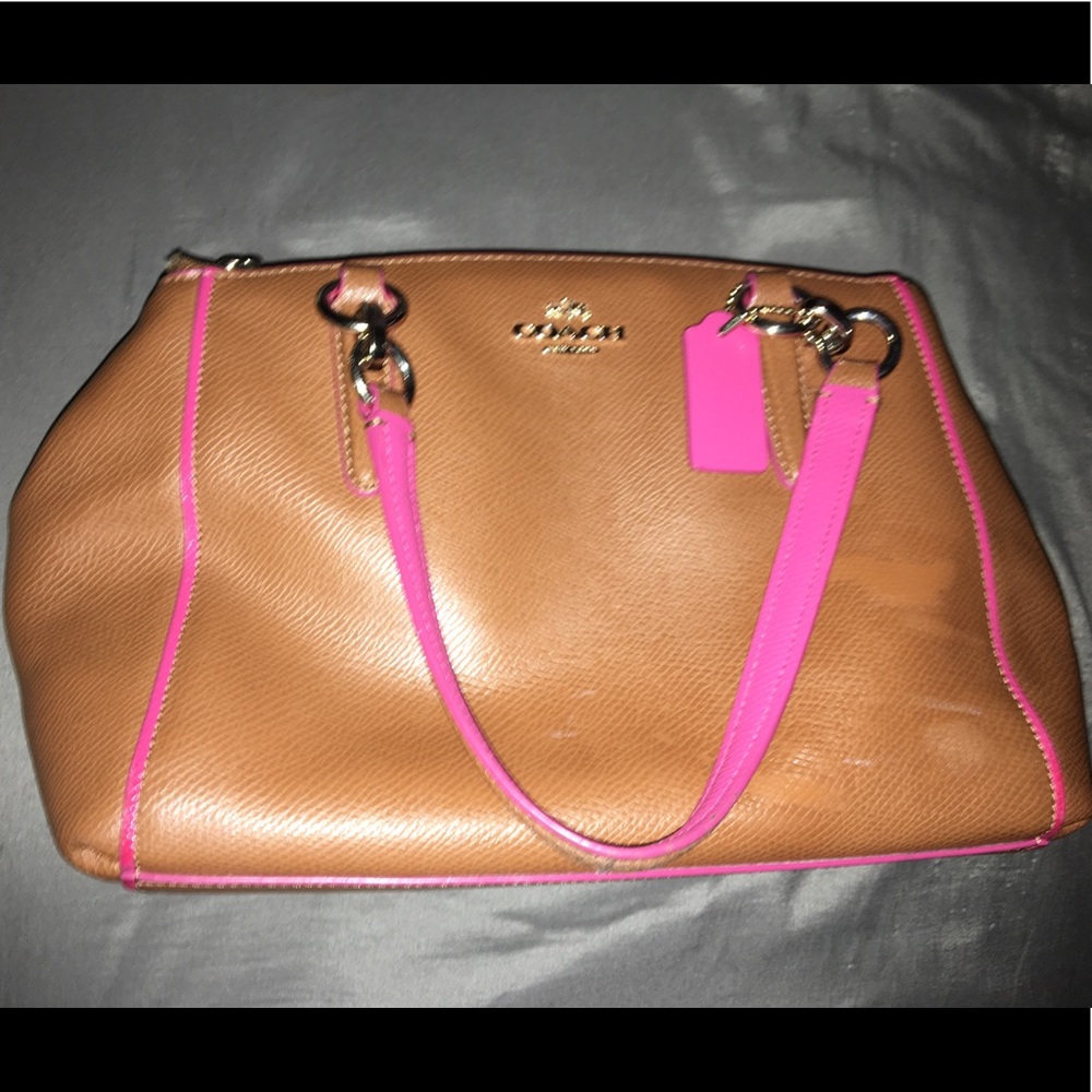 Bi Color Coach Mini Christie bag.
